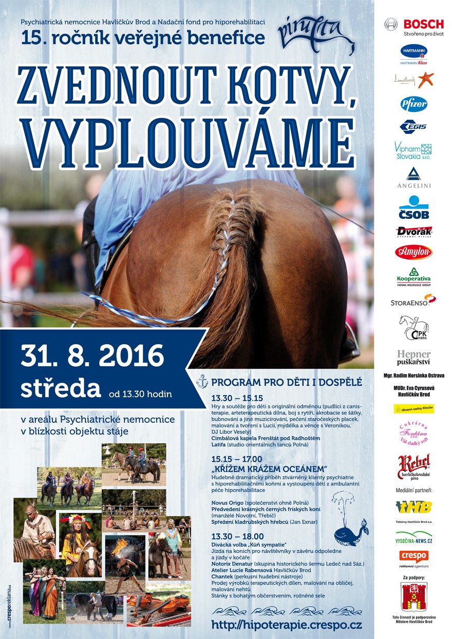 Benefice 2016 - Zvednout kotvy, vyplouvme