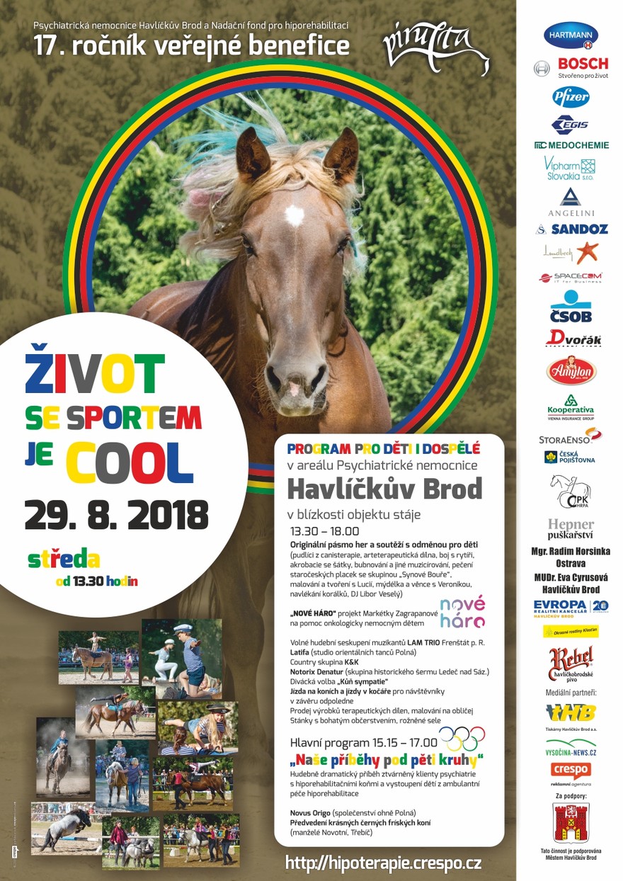 Benefice 2018 - ivot se sportem je cool